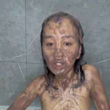 steppegirl: Sticky Lisa Takes a Sexy Mud Bath!