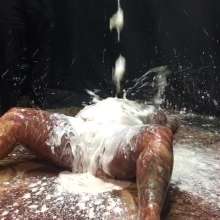 GungeSlut96: Stripped and Gunged Lying Down