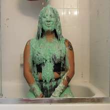 Slimed Models: Talia's First Time: Chunky Green Slimed