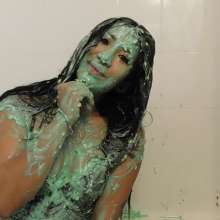 Slimed Models: Talia's First Time: Chunky Green Slimed