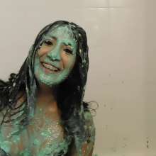 Slimed Models: Talia's First Time: Chunky Green Slimed