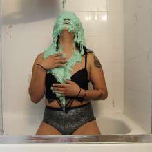 Slimed Models: Talia's First Time: Chunky Green Slimed