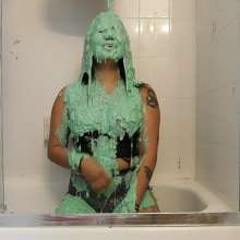 Slimed Models: Talia's First Time: Chunky Green Slimed