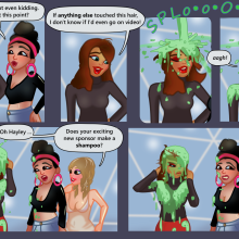 wammypinupart: Tessy's back!  (ycdtotv comic)