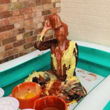 ErinMoore: Watch Your Boss Masturbate with Chocolate and Custard