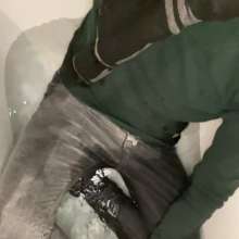 derekwam: Wet in My Green Sweater