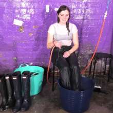 DungeonMasterOne: Wetlook Laundry Day with Maude