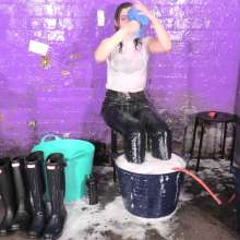 DungeonMasterOne: Wetlook Laundry Day with Maude