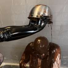 MissNoire - EffToy: Mistress Messy Pudding Games and Sissy Blowjob Training