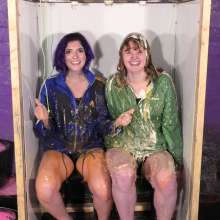 DungeonMasterOne: Adidas Jacket Gungetank Time for Maude and Miss Abigail!