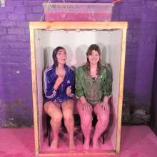 DungeonMasterOne: Adidas Jacket Gungetank Time for Maude and Miss Abigail!