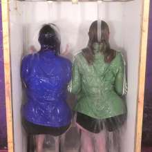 DungeonMasterOne: Adidas Jacket Gungetank Time for Maude and Miss Abigail!
