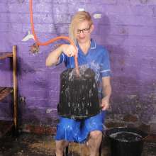 DungeonMasterOne: Aurora, in Nurses Uniform, Washes the Buckets