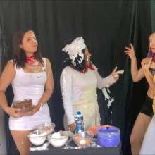 RevSlymsford: Cooking With Ermo 2023: 3 Girls Messy + Naked + Ana Topless