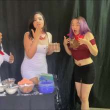 RevSlymsford: Cooking With Ermo 2023: 3 Girls Messy + Naked + Ana Topless