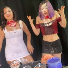 RevSlymsford: Cooking With Ermo 2023: 3 Girls Messy + Naked + Ana Topless