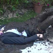 WSMProductions: Custard Couple (Cc) in Muddy Business Suits