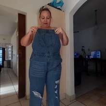 Darkabyss445: Denim Dungarees Wet and Messy