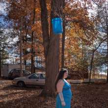 JD and Messy Andi: Andi's Blue Formal Gown Gets Wet!