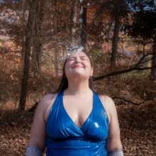 JD and Messy Andi: Andi's Blue Formal Gown Gets Wet!
