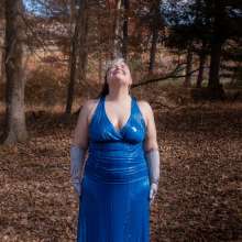 JD and Messy Andi: Andi's Blue Formal Gown Gets Wet!
