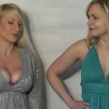 RevSlymsford: Jessie and Cherry's Party Dress Welly Filling Frolics