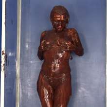 Lara_eurowam: Judith Gets Gunged with Chocolate Pudding