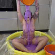 WAMfuns Messy Forfeits: Kacie James Gungey Dildo Play