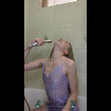 WetPlace: Lovely Nastya Shower In Bathroom