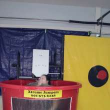 FunFilled Photography: Mallory's Dunk Tank Trivia in a Little Black Dress!