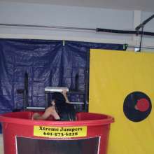 FunFilled Photography: Mallory's Dunk Tank Trivia in a Little Black Dress!