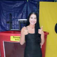FunFilled Photography: Mallory's Dunk Tank Trivia in a Little Black Dress!
