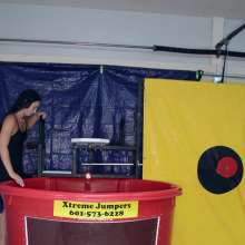 FunFilled Photography: Mallory's Dunk Tank Trivia in a Little Black Dress!