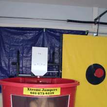 FunFilled Photography: Mallory's Dunk Tank Trivia in a Little Black Dress!