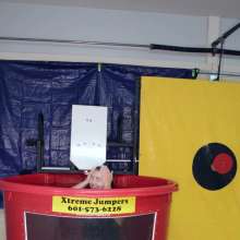 FunFilled Photography: Mallory's Dunk Tank Trivia in a Little Black Dress!