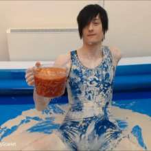 EmoGuyGunge: Messy Foods Singlet Custom