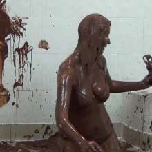 WSMProductions: Mrs. Custard Couple (Cc) As the Chocolate Easter Bunny