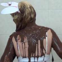 WSMProductions: Mrs. Custard Couple (Cc) As the Chocolate Easter Bunny