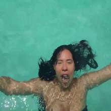 JohnWam: Outdoor: Natti Enjoying a Public Pool