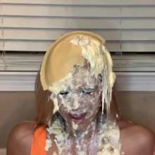 Slimed Models: Scarlett Gets a Nasty Pie in the Face