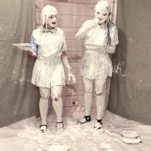 Alana SexyMessyBabes: School Girls Cream Pied Pt 2