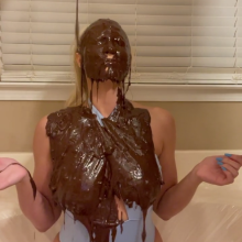 Slimed Models: Scarlett Slimed With 20 Boxes of Brownie Mix!