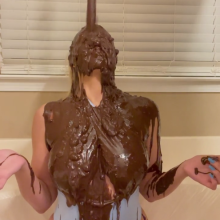 Slimed Models: Scarlett Slimed With 20 Boxes of Brownie Mix!
