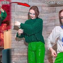 Wet Live Team: The Florist Girl in a Green Outfit Was Completely Soaked