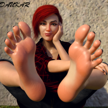 WickedViky: Muddy feet