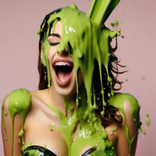 wammypinupart: slime portraits, still doing them, now 40% sexier!