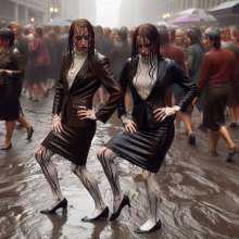 carlosstf33: Dancing in mud and water
