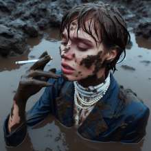 carlosstf33: Dancing in mud and water