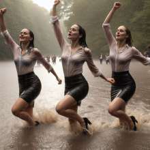 carlosstf33: Dancing in mud and water