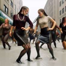carlosstf33: Dancing in mud and water